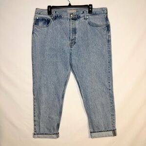 Everlane Women's The Relaxed Straight Fit Jeans 100% Organic Cotton Size 32 Reg